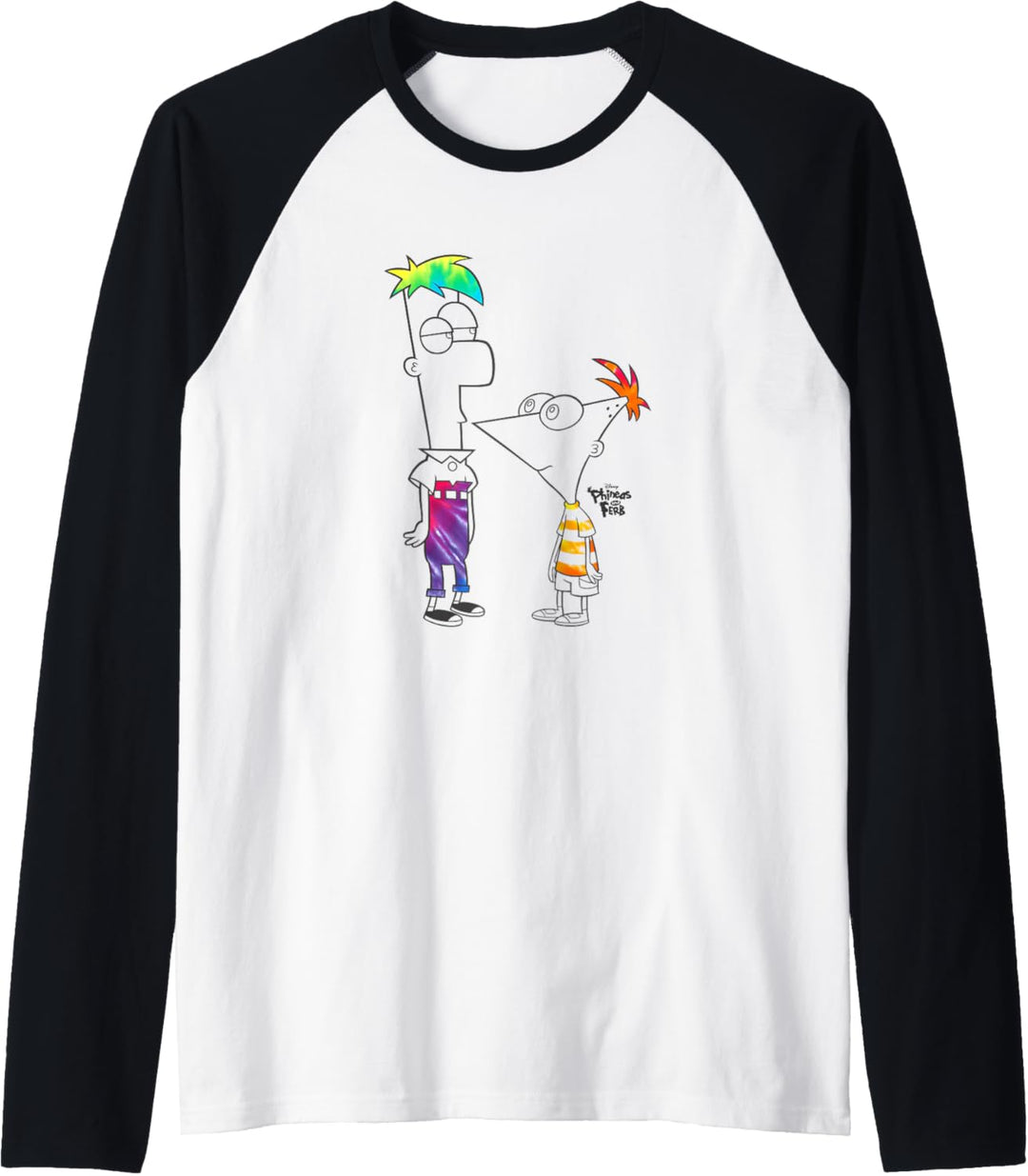 Disney Phineas und Ferb Boys of Tie Dye Raglan