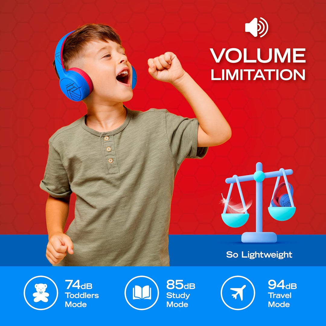 PowerLocus Bluetooth Kinder Kopfhörer, Aktive Noise Cancelling Kopfhörer Kinder, 74/85/94dB Sichere