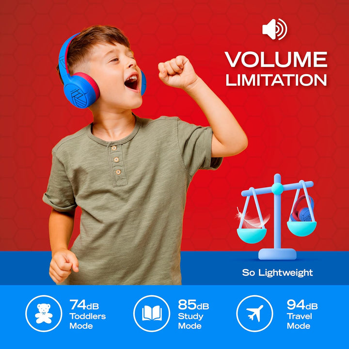 PowerLocus Bluetooth Kinder Kopfhörer, Aktive Noise Cancelling Kopfhörer Kinder, 74/85/94dB Sichere