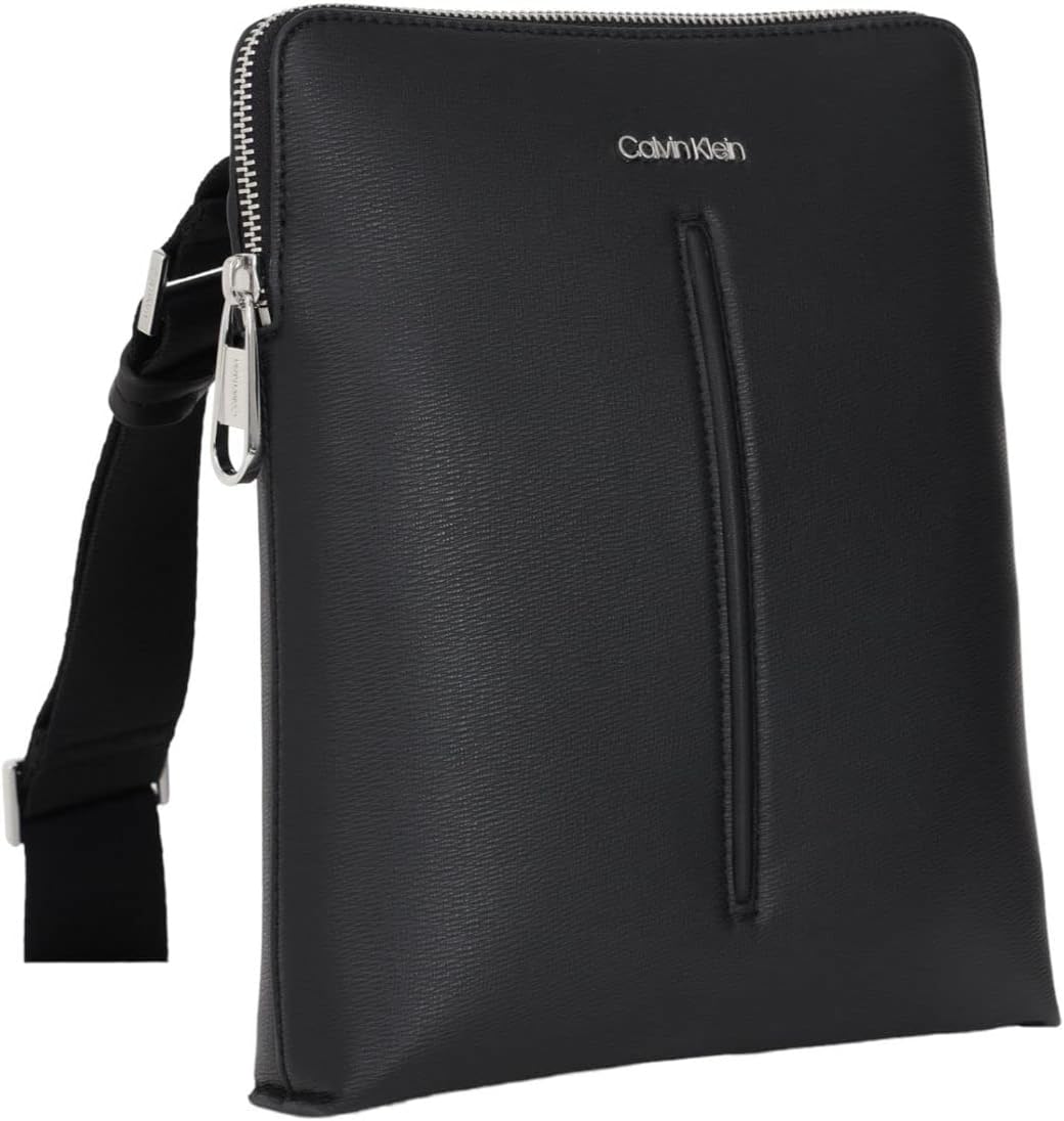 Calvin Klein Herren Median Flatpack Rucksack, Schwarz, Einheitsgrösse