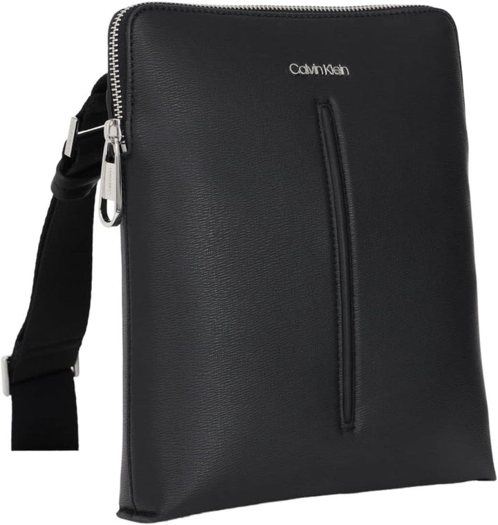 Calvin Klein Herren Median Flatpack Rucksack, Schwarz, Einheitsgrösse