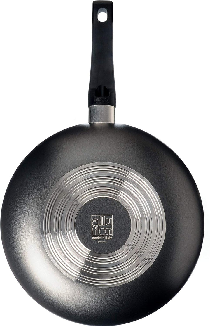 ALLUFLON Tradizione Italia Wokpfanne 28 cm, Aluminium, Schwarz