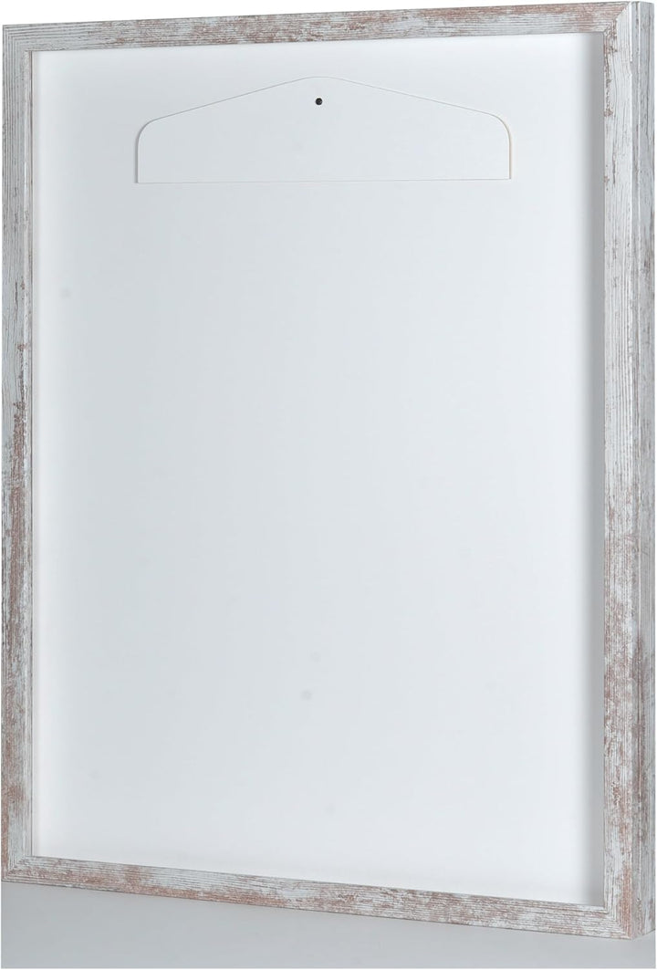 Trikotrahmen mit Drehtür | Vintage-Weiss | 70x90 cm Objektrahmen | magnetischer Verschluss, schnelle