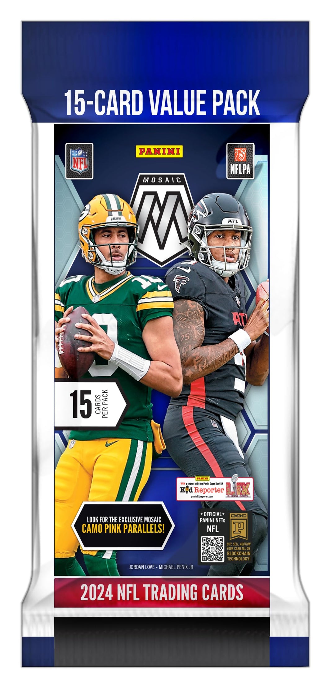 2024 Panini NFL-Mosaik-Fussball-Sammelkarten, Fat Pack