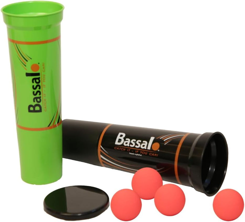 BASSALO Cupball - Sportspiel für Kinder, Jugendliche, Erwachsene 2 Spieler Starter Set Plus, 2 Spiel