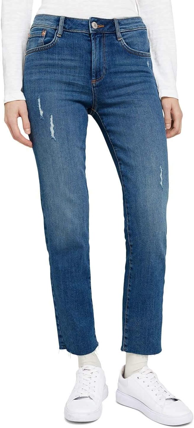 TOM TAILOR Damen Jeanshosen Kate Slim Jeans Light Stone wash Denim,30,10280,6000