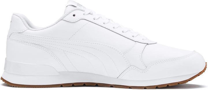 PUMA Unisex St Runner L Low-Top 36 EU V2 White Gray Violet, 36 EU V2 White Gray Violet