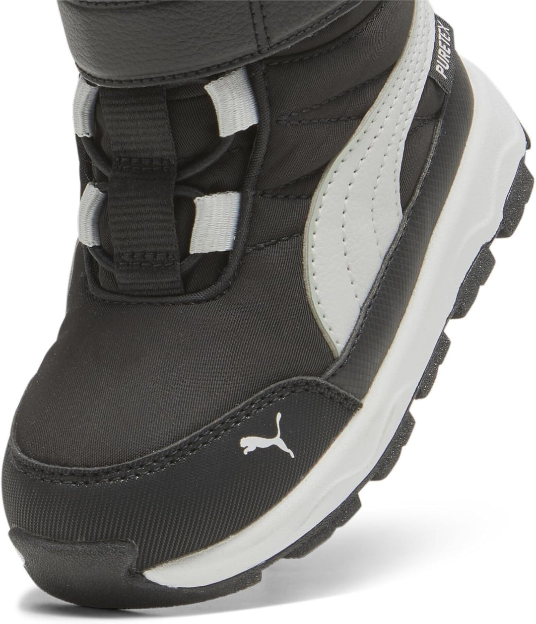 PUMA Unisex Kinder Evolve Boot Puretex Ac+psHigh Boot 20 EU Puma Black Ash Gray Puma White, 20 EU Pu