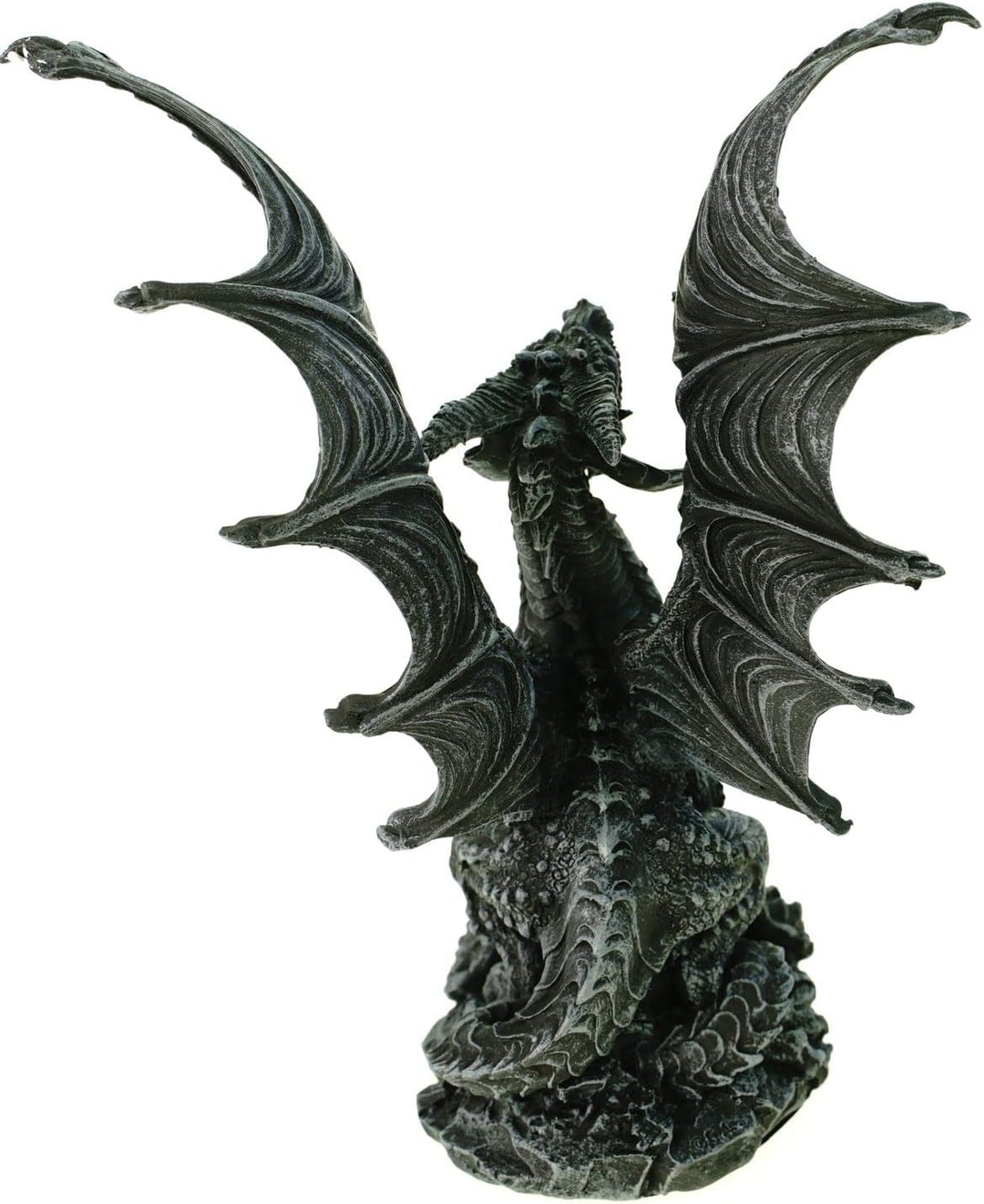 VOGLER Joh. Vogler GmbH Drache Roar mit erhobenen Schwingen 25 cm Dragon Figur Gothic