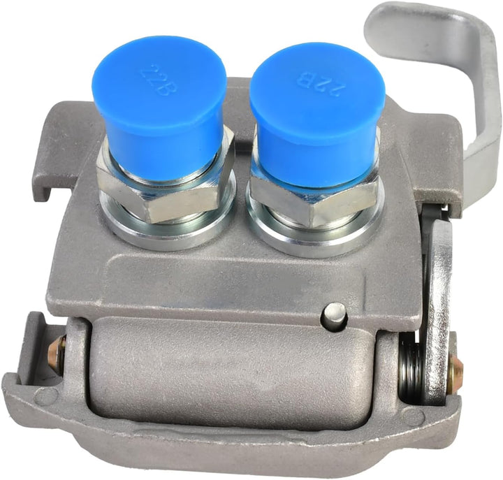 Kupplungskopf Schnellkupplung Deichselanhänger 4528020070 M16x1,5 Duo-Matic Pneumatische Schnellkupp