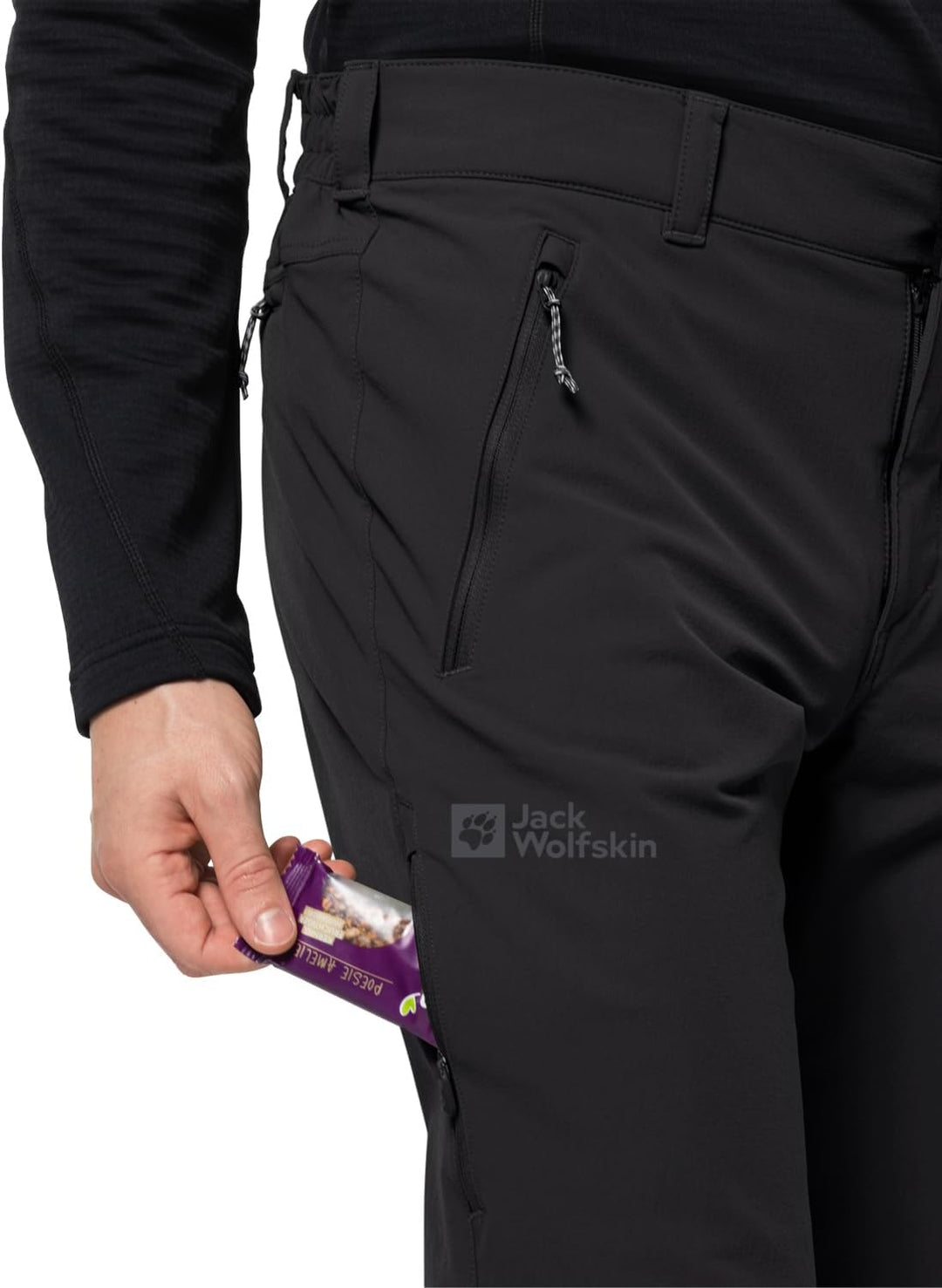 Jack Wolfskin Herren Wanderhose Activate Xt Pants M 46 Schwarz, 46 Schwarz