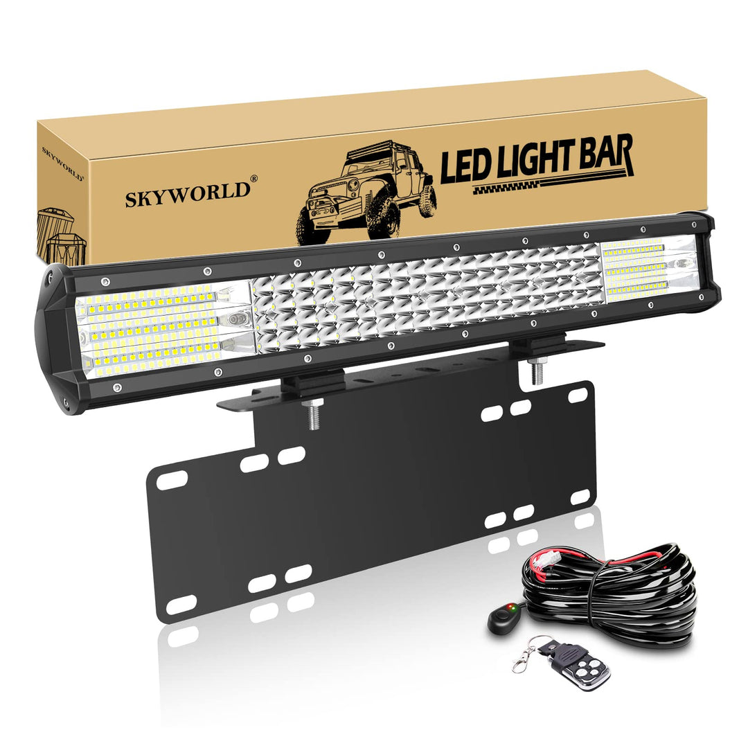 SKYWORLD 50.8cm Arbeitsscheinwerfer 510W LED-Lichtleiste, Zusatzscheinwerfer Offroad Scheinwerfer, k