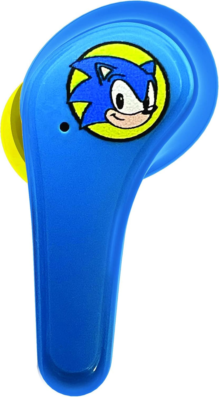 OTL Technologies Bluetooth-Kopfhörer V5.0 Sonic The Hedgehog mit Ladebox, blau