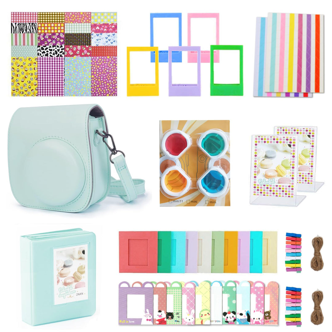 KALDA Sofortbildkameras Zubehör für Instax Mini 12 (Mint Green), Mint Green