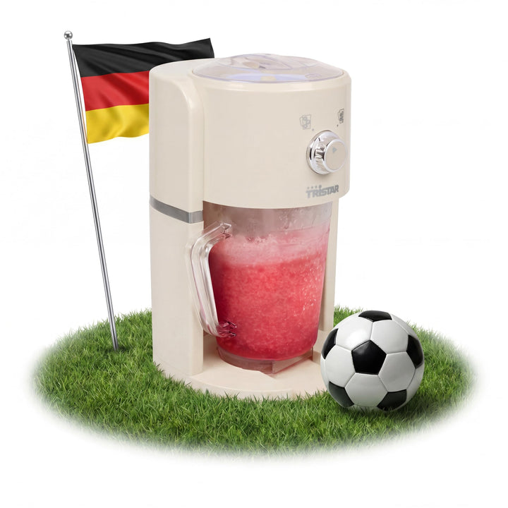 Tristar Slush-Maschine - 2 Grössen Crushed Ice - 250 g pro Minute - 1,1 L Kanne - 600 ml Eisfach - K