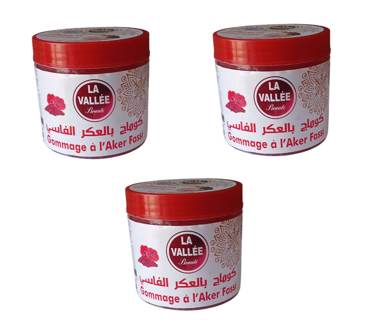 Aker Fassi Gel-Peeling, reinigend und aufhellend, feuchtigkeitsspendend, für Gesicht und Körper, 3 S