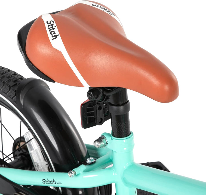 STITCH 14/16 Zoll Kinderfahrrad für 3-5 Jahre Mädchen &amp; Jungen, 14 Zoll Kinderfahrrad mit Stabilisat