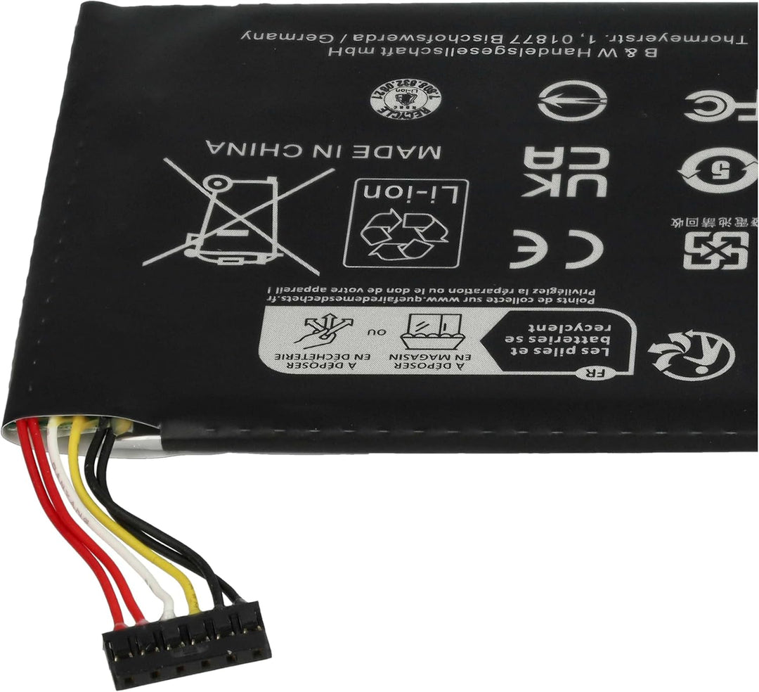 vhbw Akku Ersatz für Asus C11-ME370TG, 0B200-00120100M-A1A1A-219-17QE, ME3PNJ3, C11-ME370T für Table