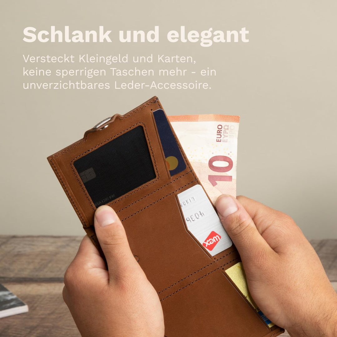 DONBOLSO NextGen Slim Portemonnaie Brieftasche - Minimal Wallet - Münzfach, RFID-Schutz, bis 11 Kart