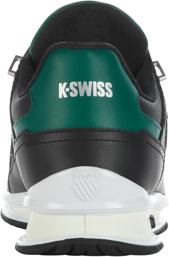 K-Swiss Herren Sneaker Low 39 EU Black Teak Gum, 39 EU Black Teak Gum