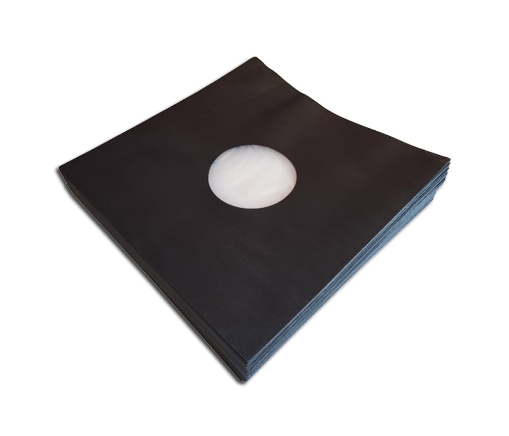 Protected LP (12inch) Innenhüllen schwarz (100 Stück)