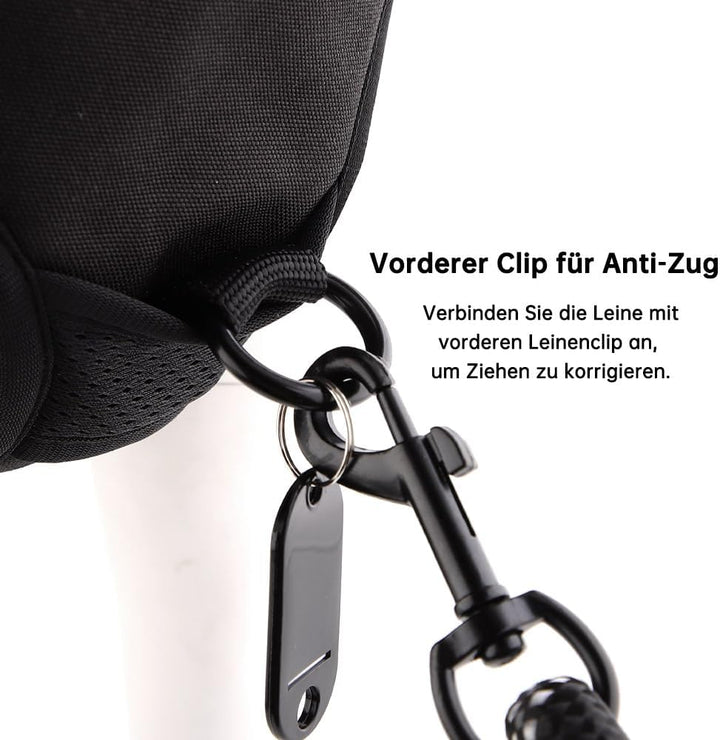 Hundegeschirr Anti Zug Geschirr Hund No Pull Verstellbar Atmungsaktiv Reflexstreifen Brustgeschirr H