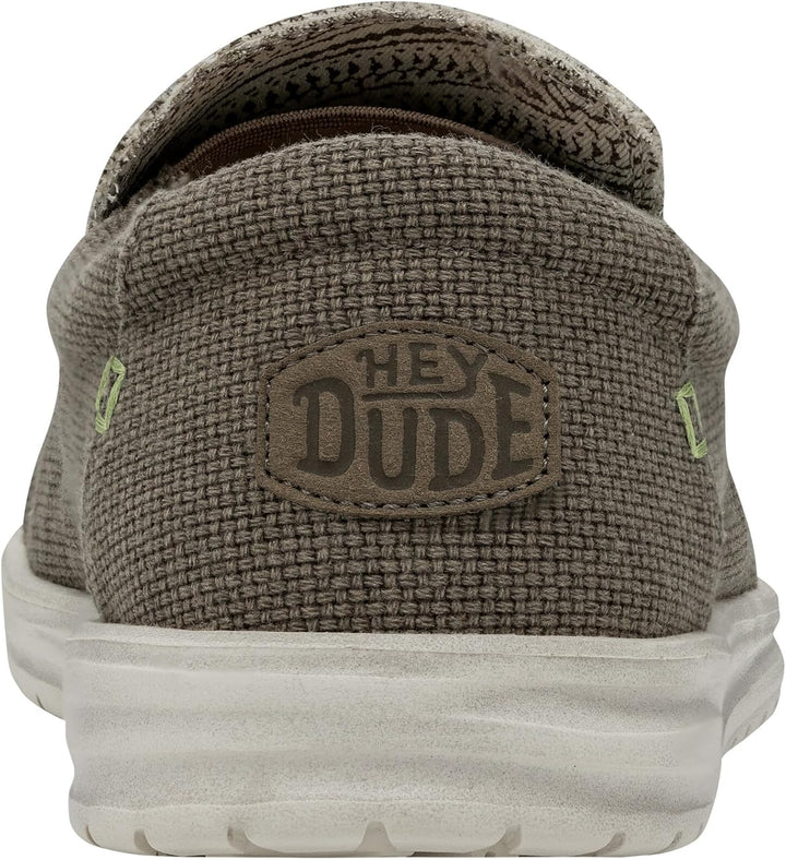 HEYDUDE - Mikka Braided Herren - Slip on Schuhe - Mokassin Stil 40 EU Fossil, 40 EU Fossil