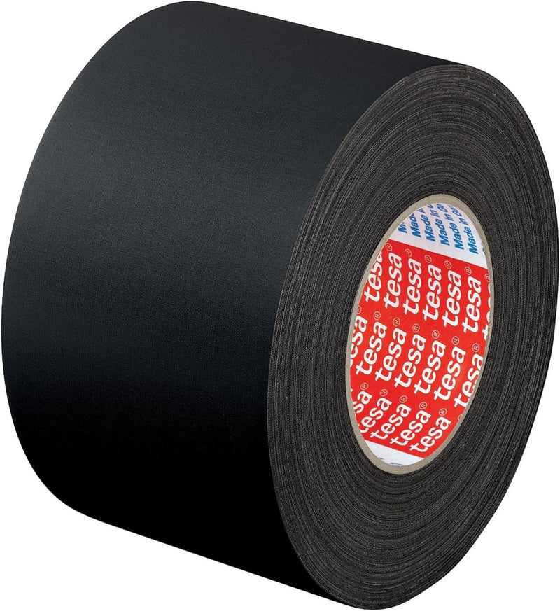 Tesa 04651-00508-00 7698135050 Gewebeband Premium 50mx50mm in schwarz, 50 m x 50 mm Schwarz 50 m x 5