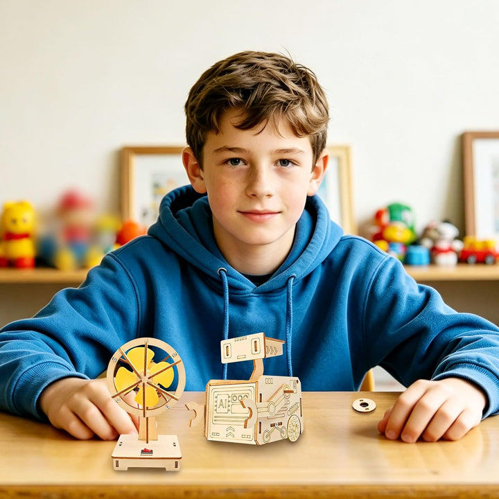 6 Stück Experimente für Kinder ab 8-14 Jahre, Elektronik Baukasten & Experimentierkasten, STEM Wisse