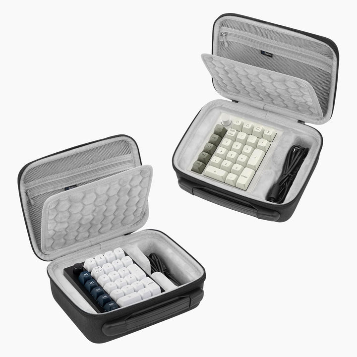 GEEKRIA Tragetasche für Nummernblock, kompatibel mit Keychron Q0 Max / Q0 Plus, tragbare Nummernbloc