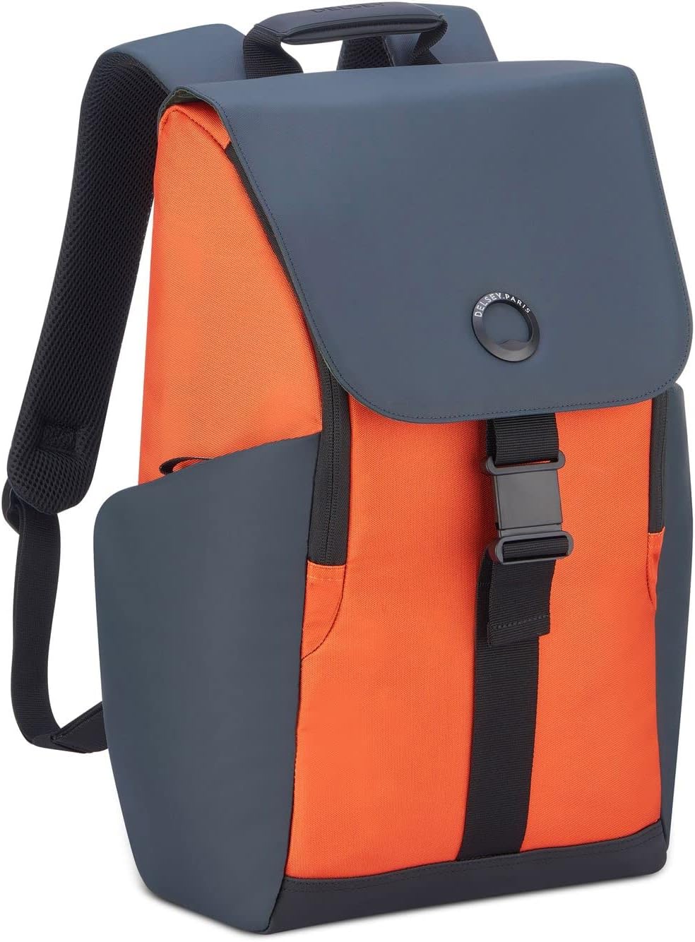 DELSEY PARIS - SECURFLAP - Weicher Rucksack - 45x31x14 cm - 21 Liter - S - Orange, Orange