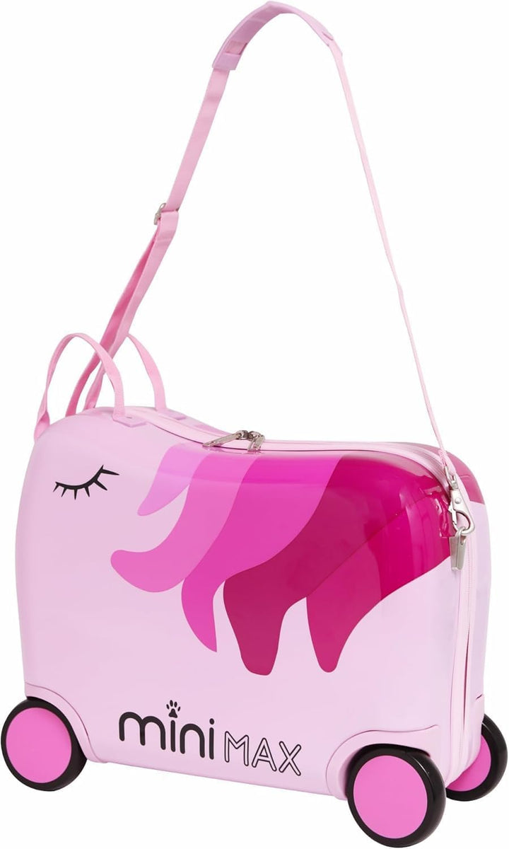 Minimax Kinderkoffer Hartschale Handgepäckkoffer Kofferset 45x36x20cm für Kinder Jungen und Mädchen