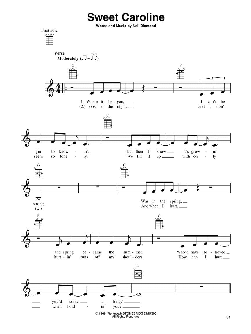 Neil Diamond For Ukulele: Songbook für Ukulele, Taschenbuch