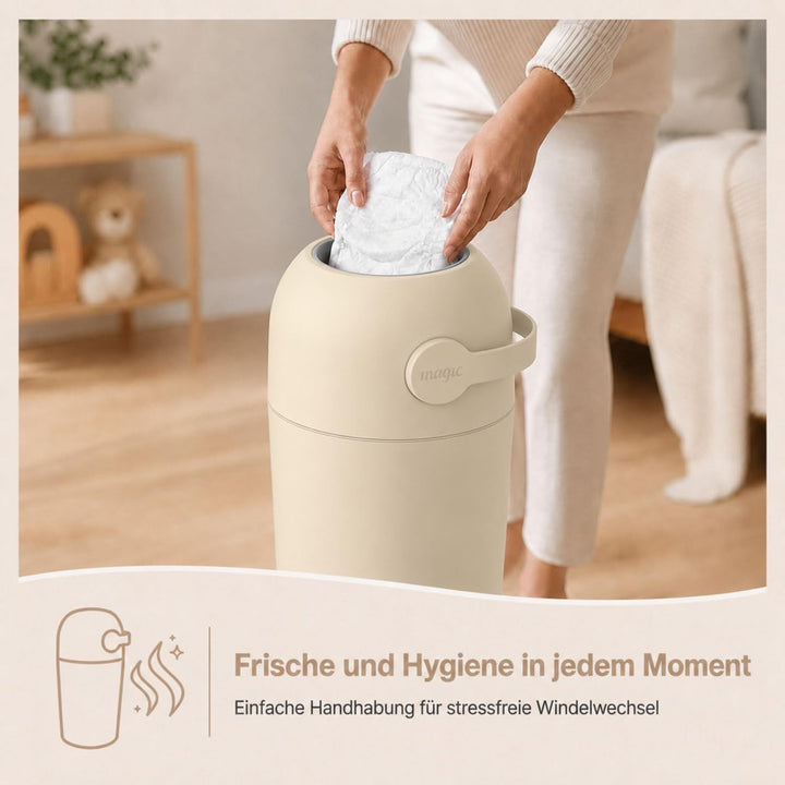 Set Magic Windeleimer Majestic &amp; Windel Blaubär | Kinderhaus Blaubär: Diaper Keeper 12L mit Geruchss