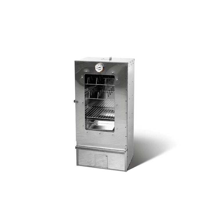 Multifunktions Räucherofen aus aluminiertem Stahl mit Sichtfenster