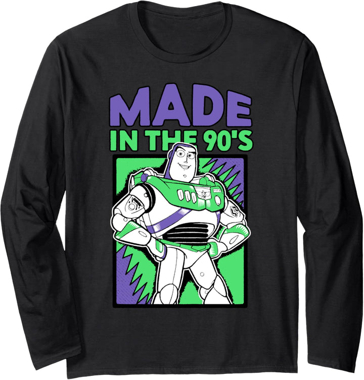 Disney Pixar Toy Story 4 Buzz Made In The 90's Langarmshirt