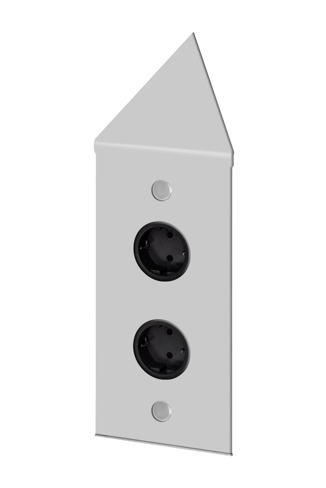 THEBO Licht ST 3007/200/2C Energie-Ecksaeule ALU