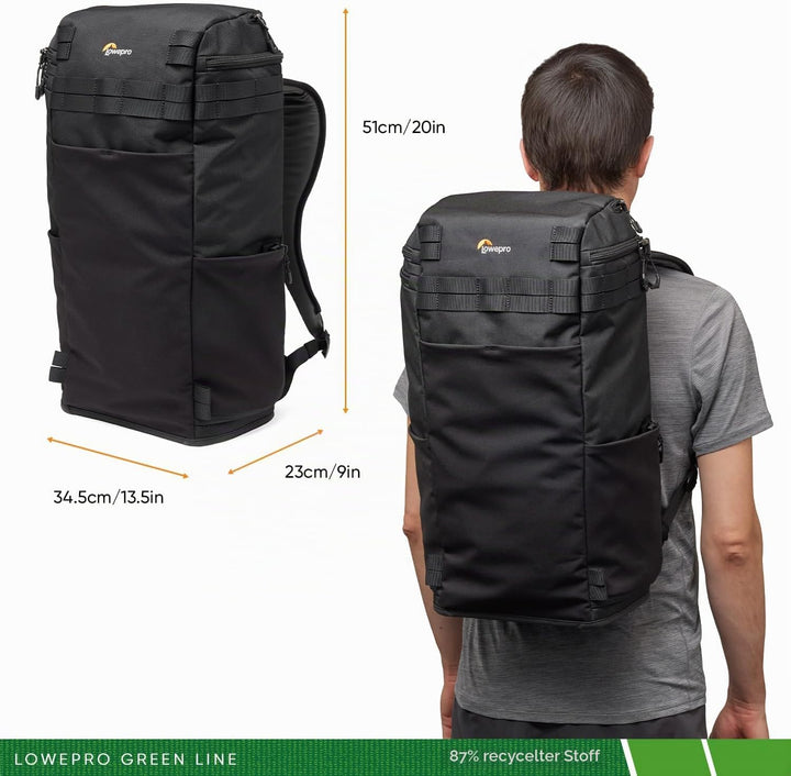 Lowepro ProTactic Lite BP 250 AW III Laptop-Rucksack, Zugriff Oben u. seitlich, Profi-Kameratasche,