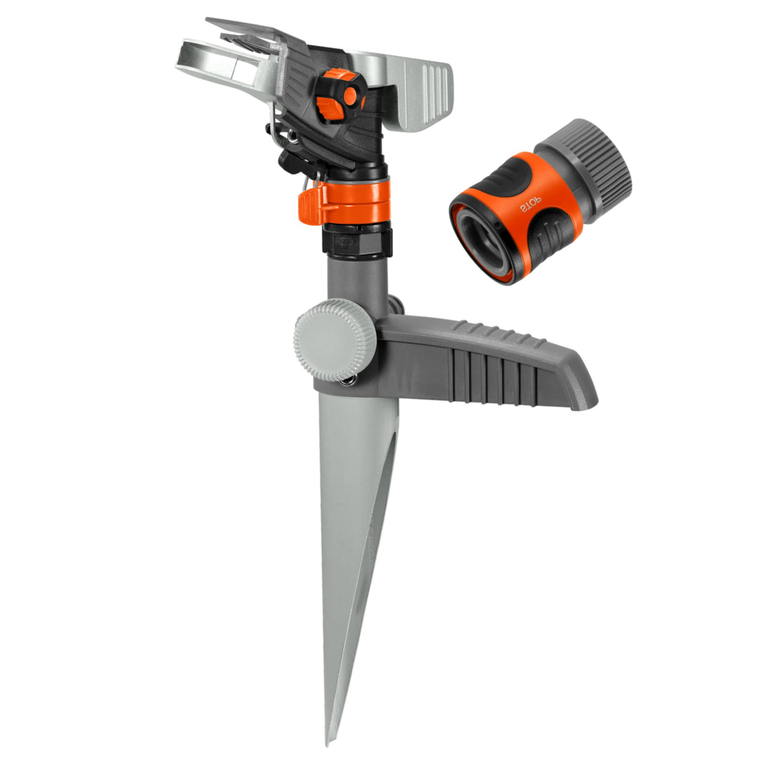 Gardena 8136 5.200 Quadratfuss Pulsierender Sprinkler auf Erdspiess Auf Erdspiess: 5200 m². FT, Auf