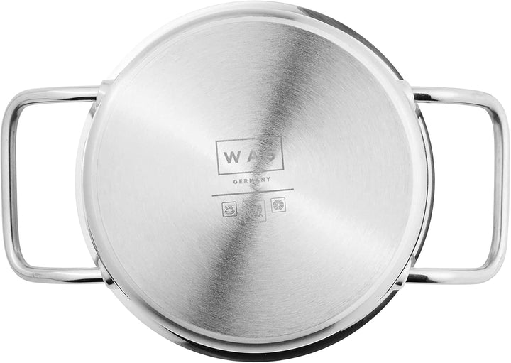 Bratentopf Cookware 21, Ø 16 cm, Chromnickelstahl 18/10 16 cm Grau, 16 cm Grau