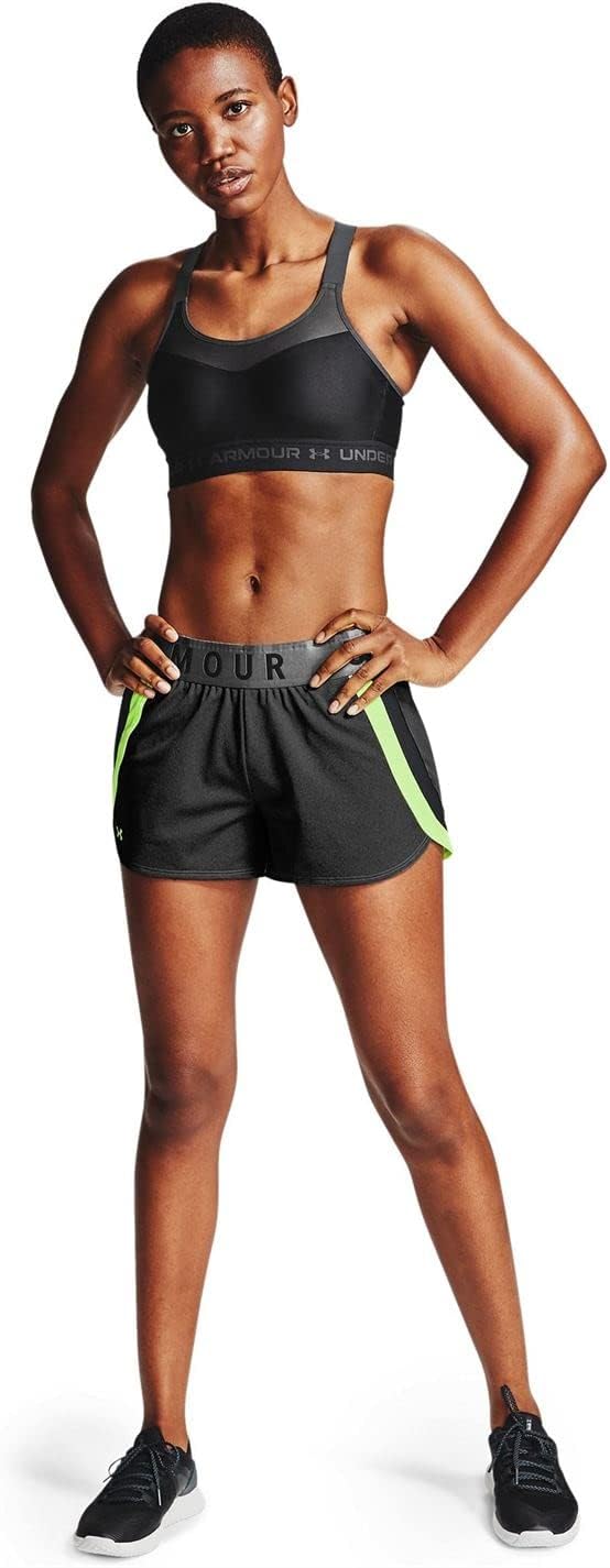 Under Armour Damen Armour High Crossback Bra Sports Bra, Schwarz