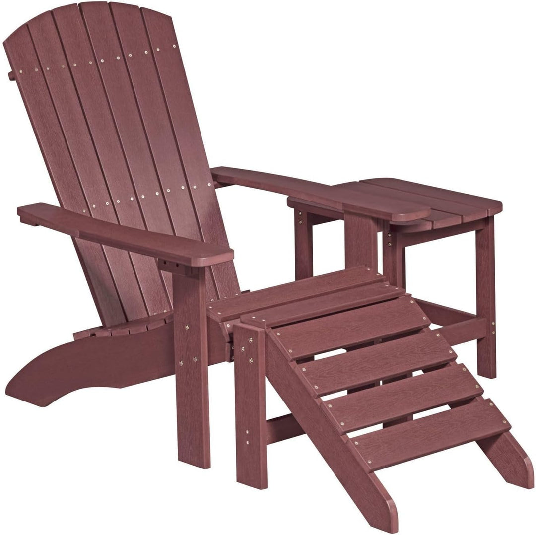 NEG Design Adirondack Tisch Marcy Beistelltisch täuschend echte Holzoptik, wetterfest, UV- und farbb