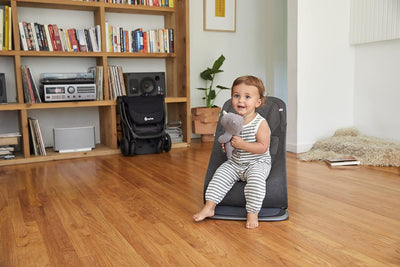 Ergobaby 3-in-1 Evolve Bouncer, Ergonomische Babywippe für Neugeborene ab Geburt bis zum Kleinkind,