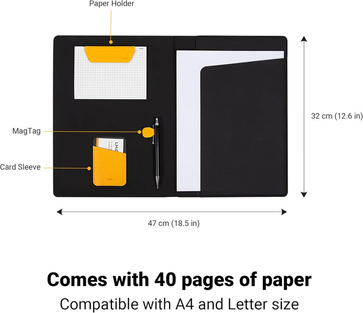 A4/Letter Folio 2.0 Black, Black