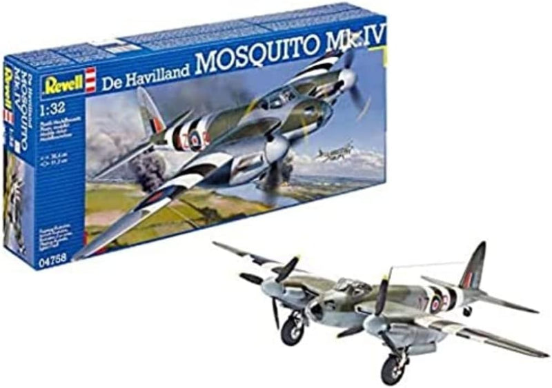 Revell Modellbausatz Flugzeug 1:32 - De Havilland MOSQUITO MK.IV im Massstab 1:32, Level 4, original