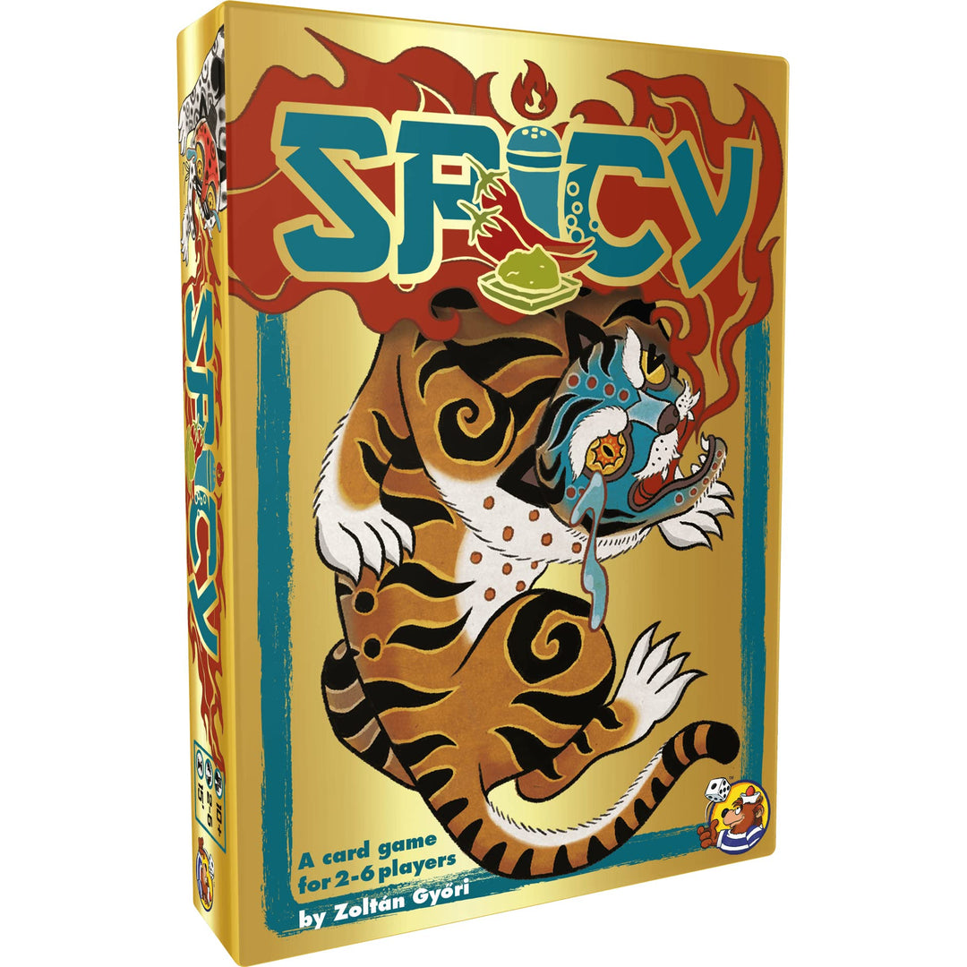 HeidelBär Games Spicy - Bluffing Card Game - Cards with Gold-Colored Backs - Party Board Game with B