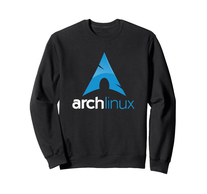 Arch Linux T-Shirt mit Tagline und Logo Open Source Os Tee Sweatshirt