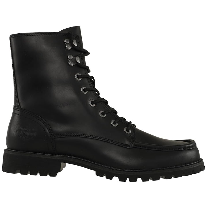 HARLEY-DAVIDSON Herren Brentmoore 7 Inch Lace Leder Stiefel 41 EU Schwarz, 41 EU Schwarz