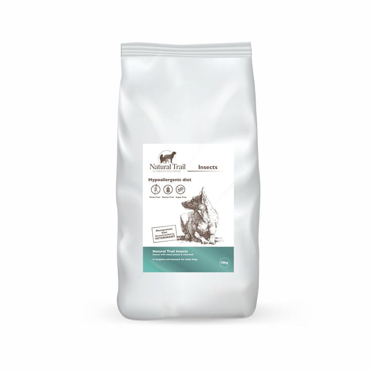 Natural Trail Insekte Protein, MONOPROTEIN, Insektenfutter, Hundefutter, Allergie (10kg)