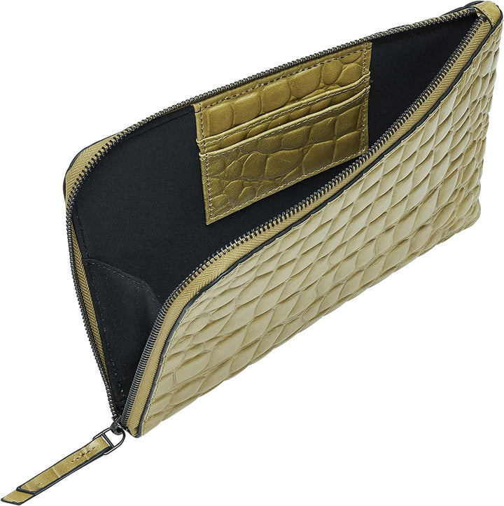 Liebeskind Damen Pb Croco Ipad Laptop/Tablet Case Matcha, Matcha